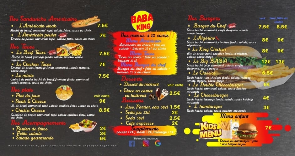 Baba King — carte page 1
