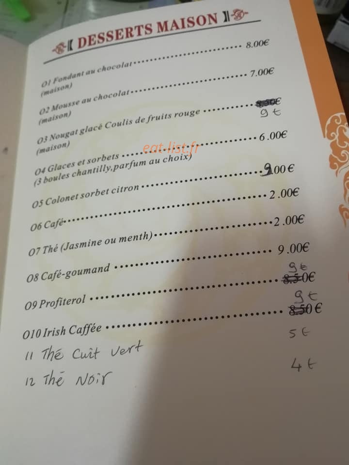 Délices d’Ashi — carte page 7