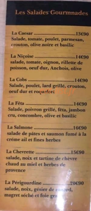 La Bigoudène — carte page 5