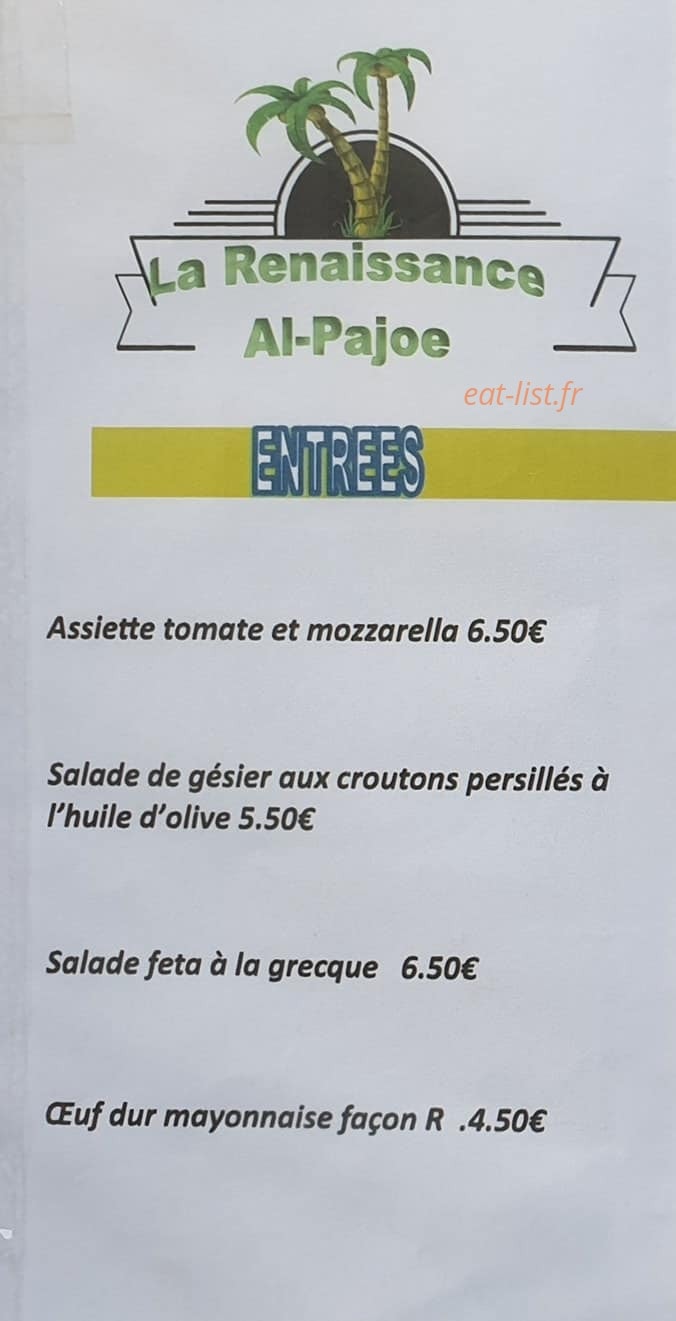 La Renaissance Al-pajoe — carte page 2