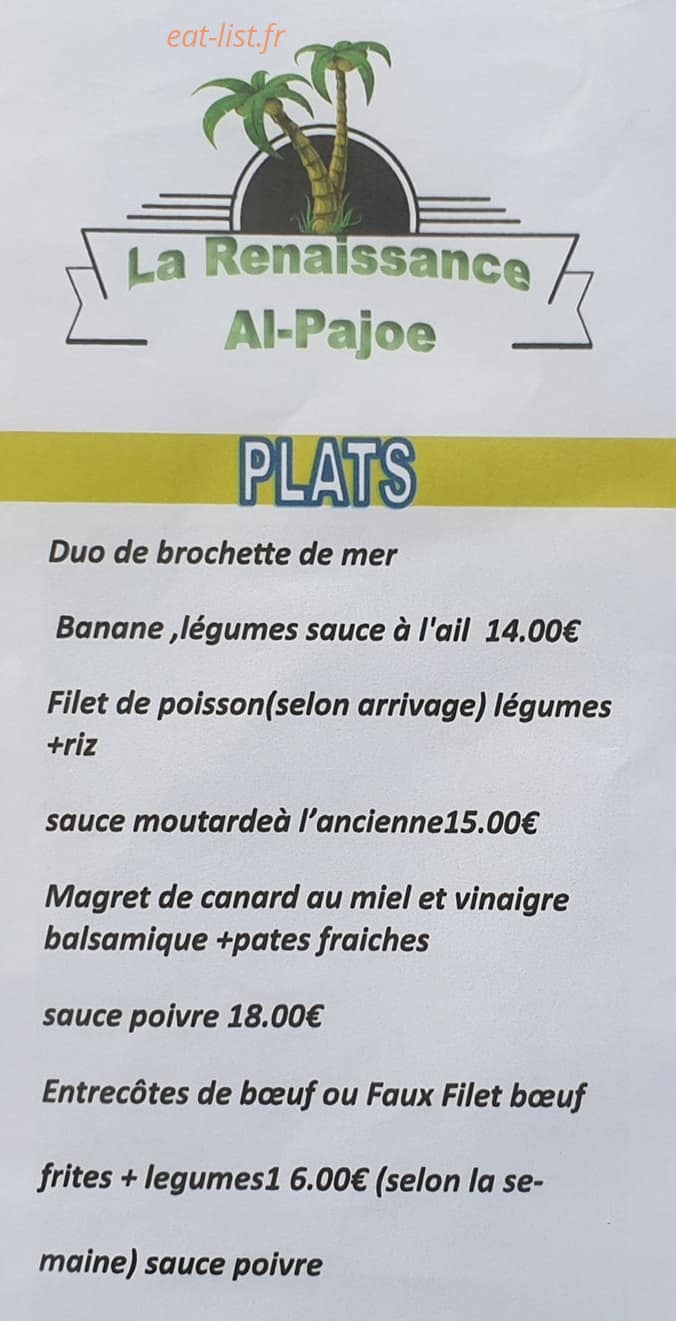 La Renaissance Al-pajoe — carte page 3