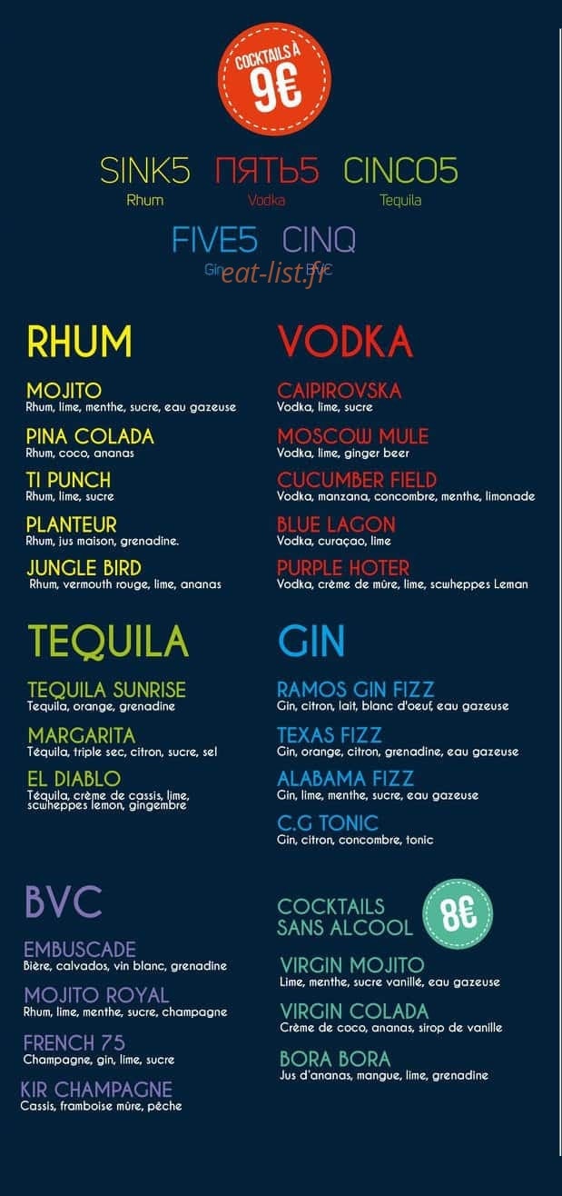Le 5/5 — carte page 5