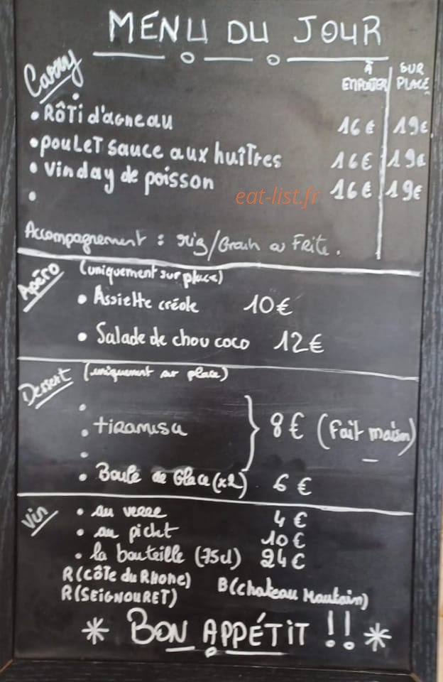 Le Barbu — carte page 1