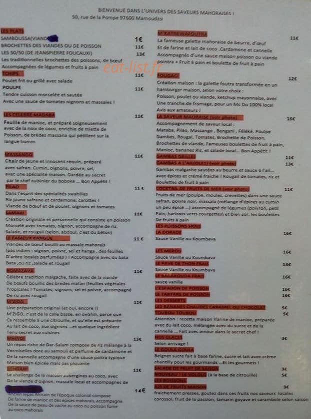 Le Boboka — carte page 1