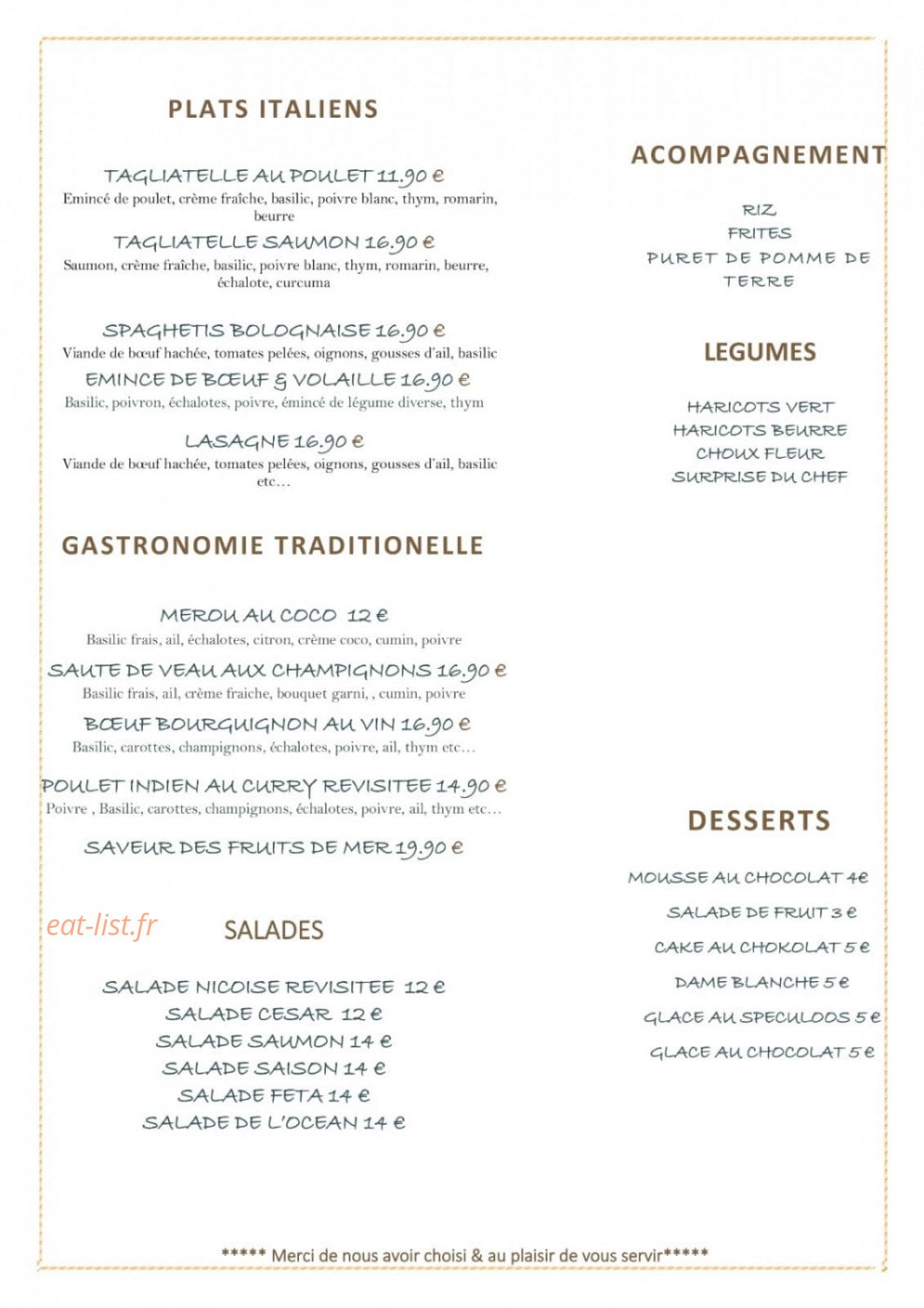 Mamamia — carte page 1