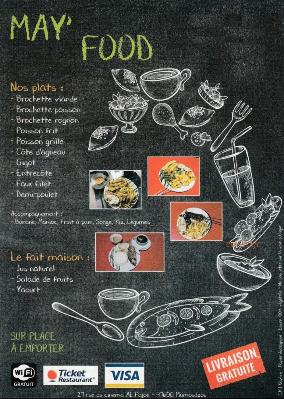 May’Food — carte page 1