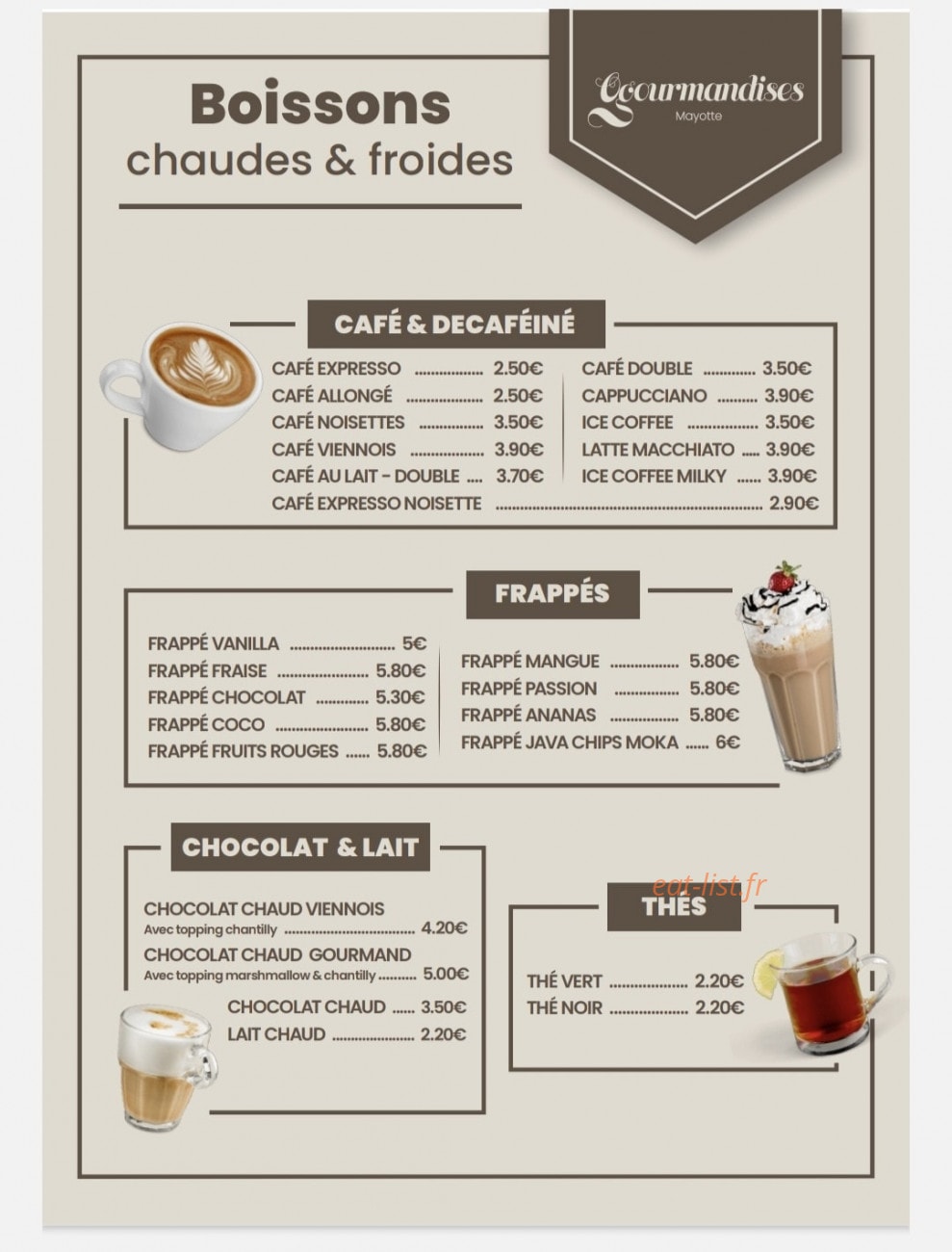 ÔGourmandises — carte page 5
