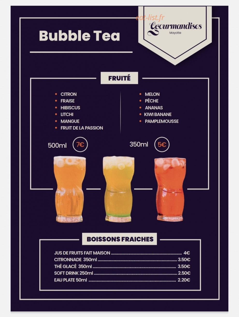 ÔGourmandises — carte page 4
