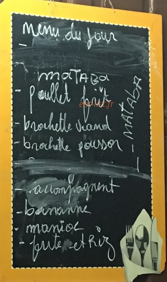 Resto Naima — carte page 1