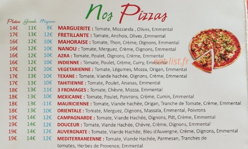 Pizz Burg — carte page 2