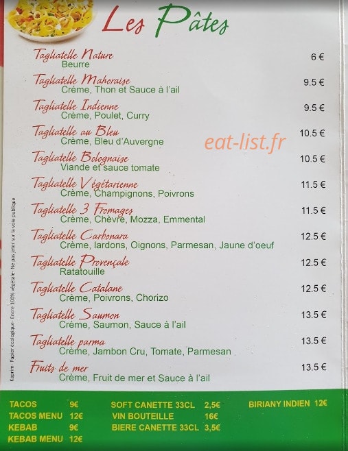 Pizz Burg — carte page 5