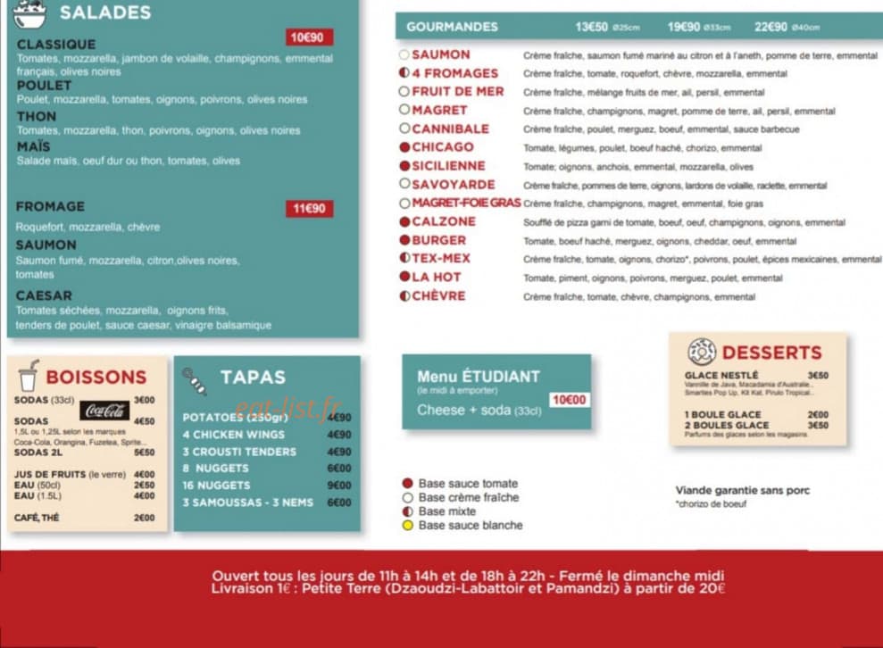 Pizza Bonici — carte page 4