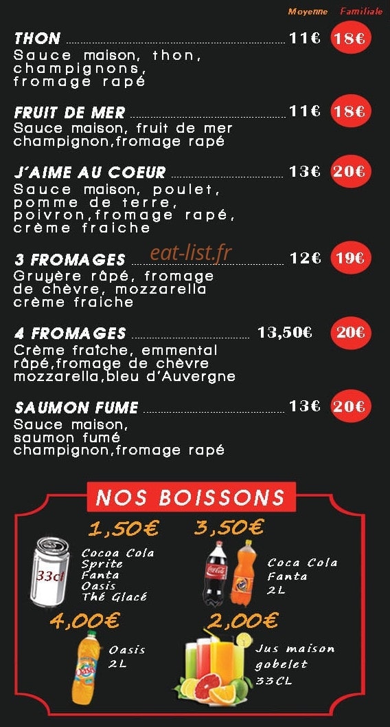 hello pizza — carte page 3