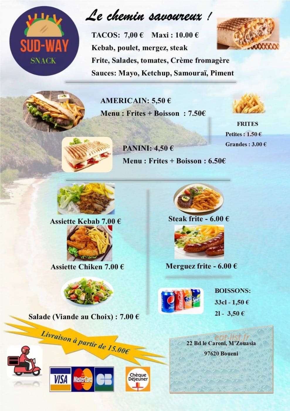 Sud Way — carte page 1