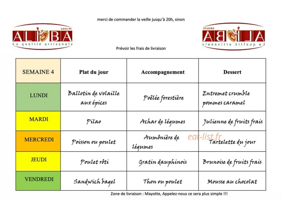 Ali-Ba — carte page 1