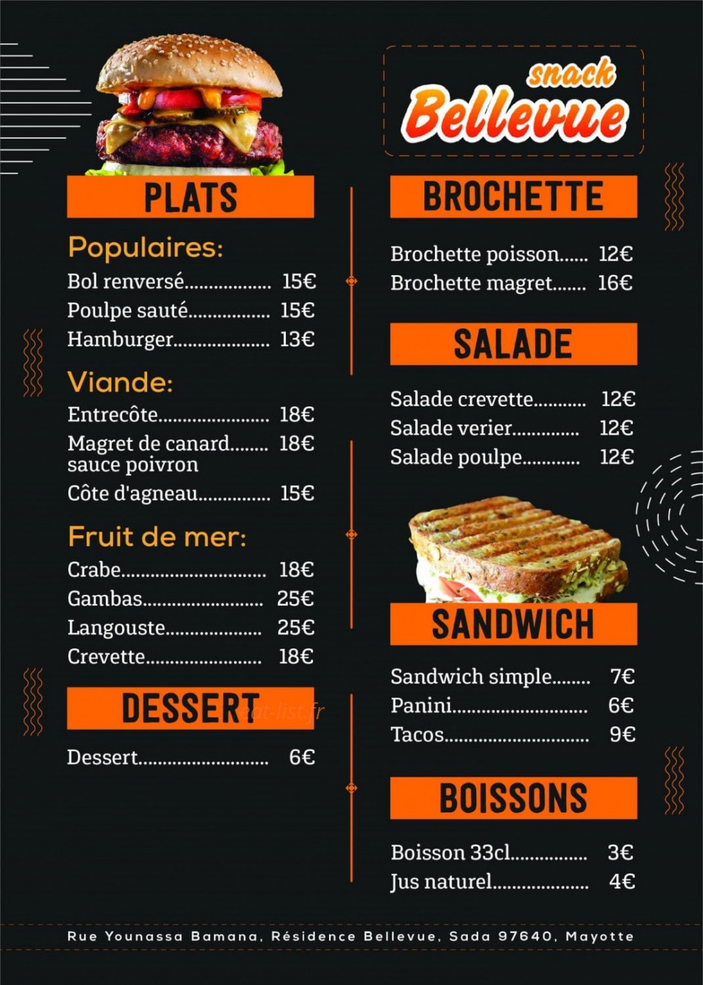 Bellevue — carte page 2