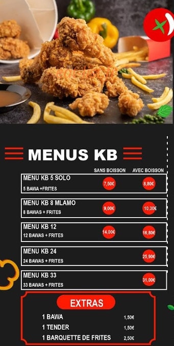 King Bawa — carte page 1