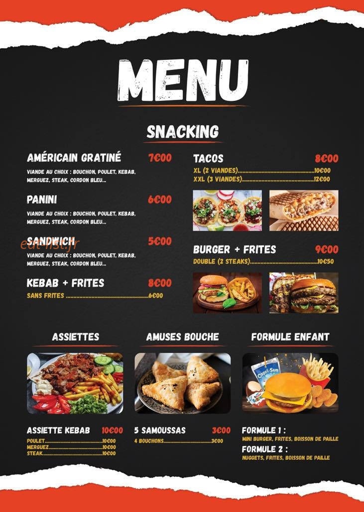 University Snack — carte page 2