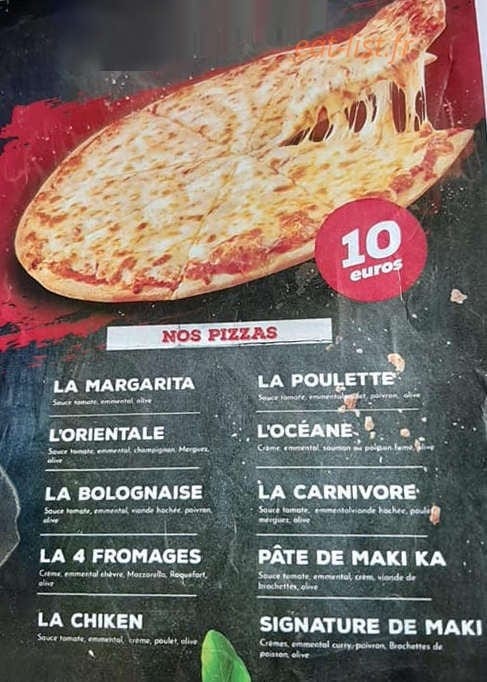 Le Maki — carte page 1