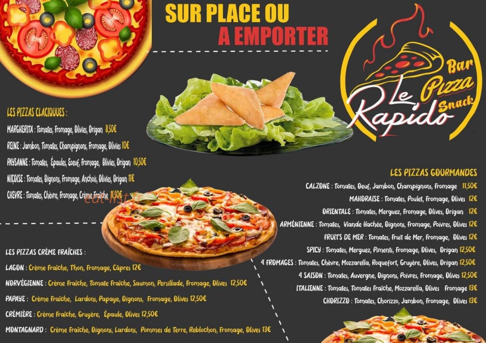 Le rapido — carte page 1