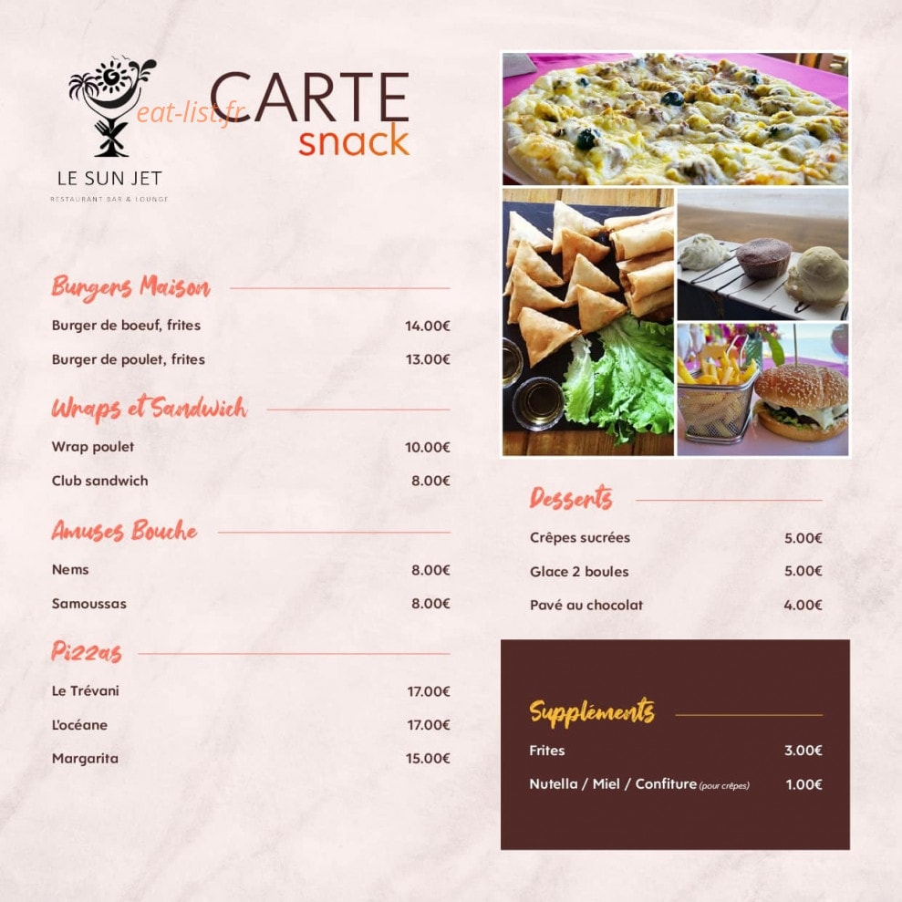 Le Sun Jet — carte page 1