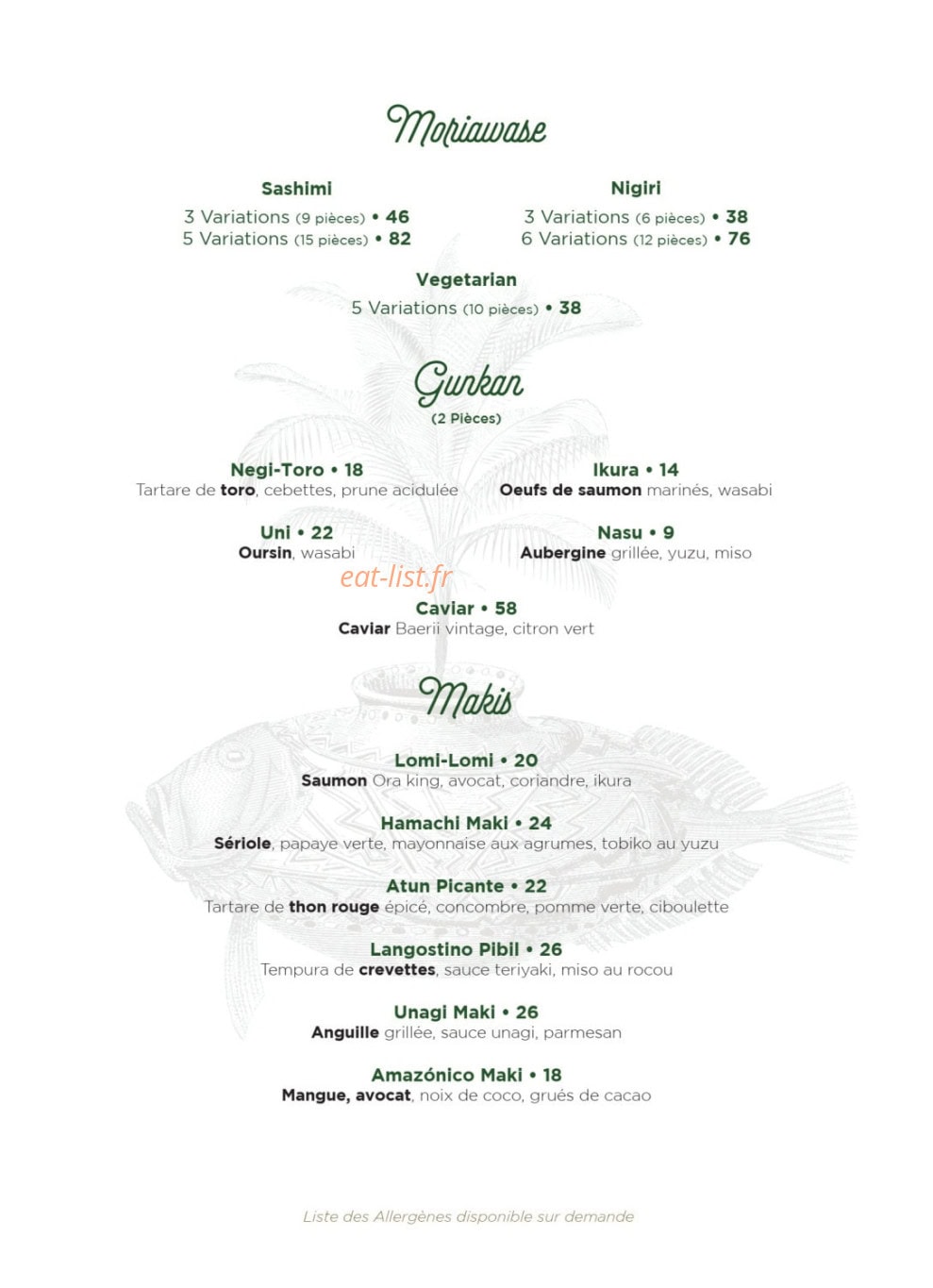 Amazónico — carte page 4