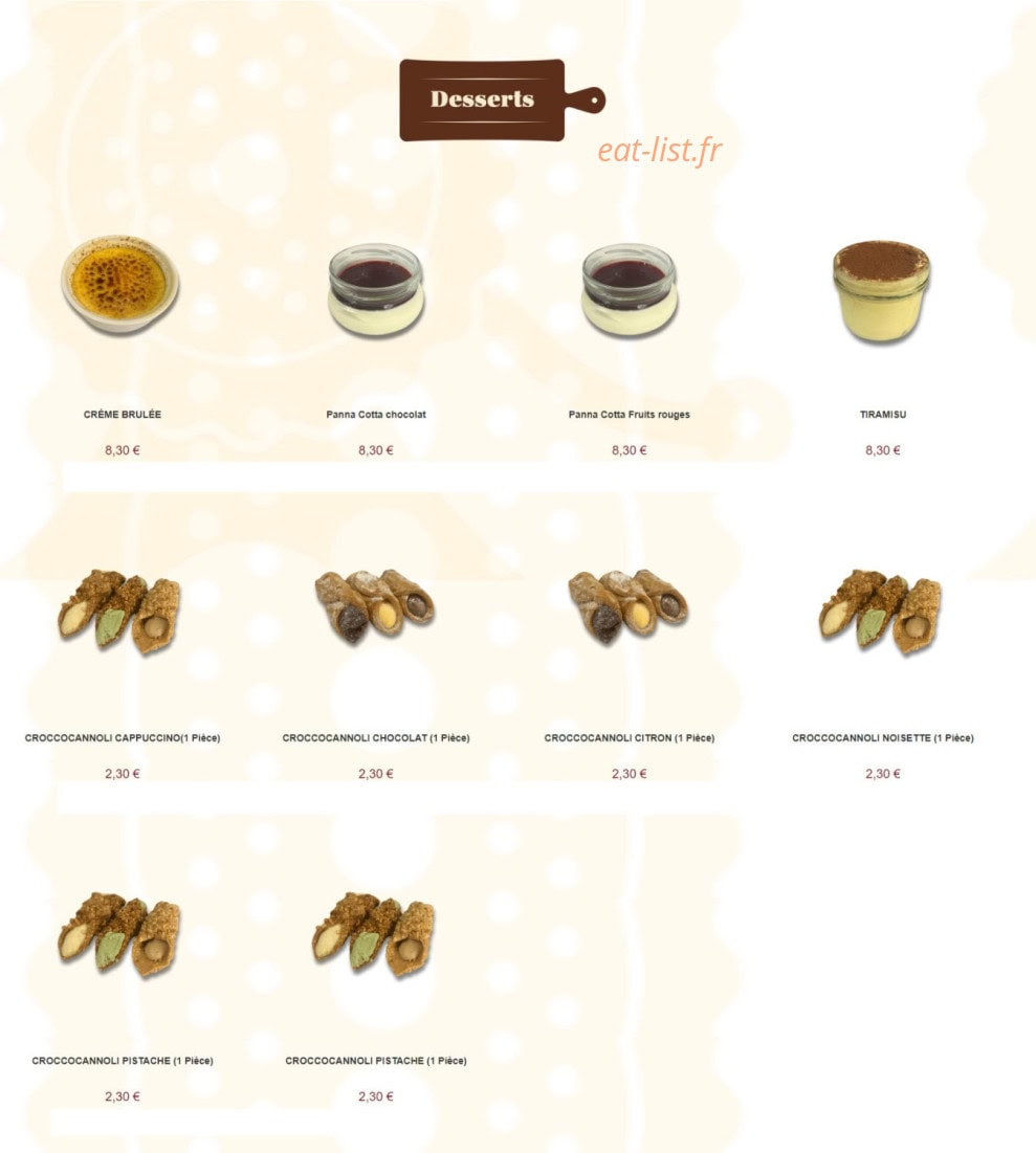 Bottega Renzini — carte page 4