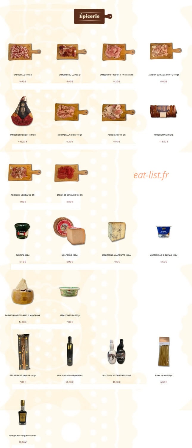 Bottega Renzini — carte page 5