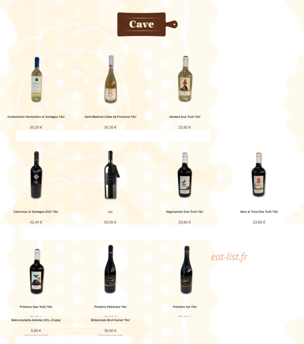 Bottega Renzini — carte page 7