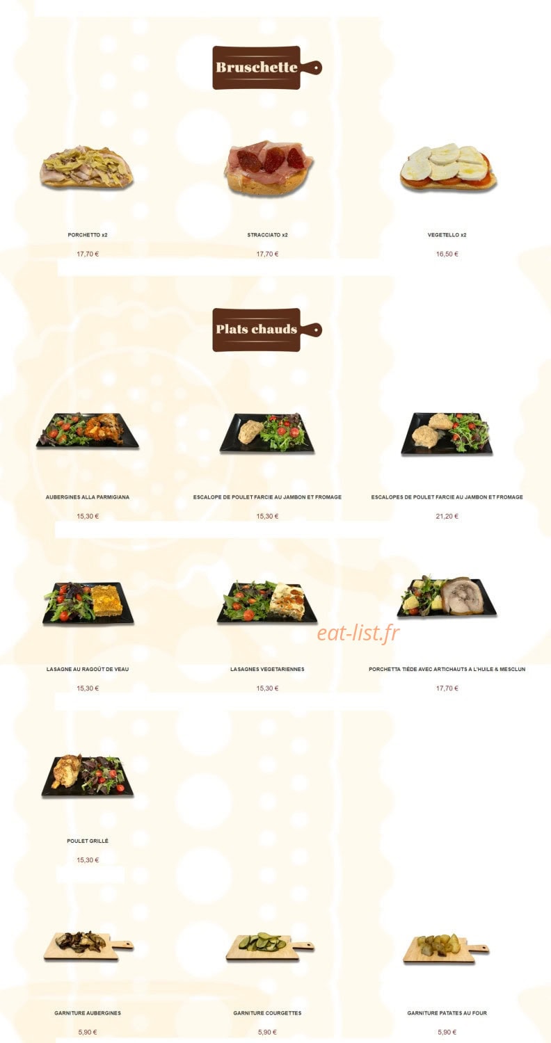 Bottega Renzini — carte page 2