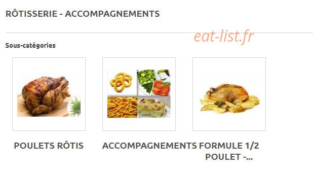 Chicken & Pizza — carte page 1