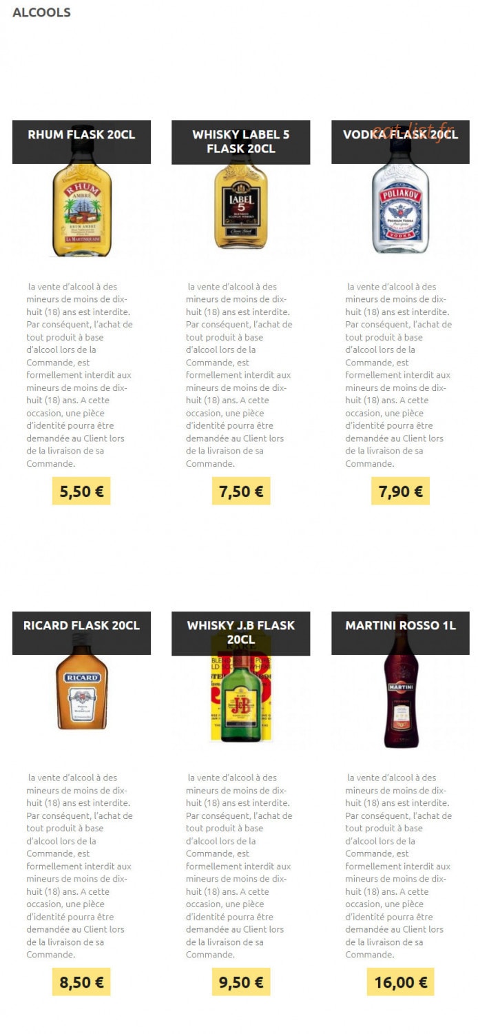 Chicken & Pizza — carte page 30