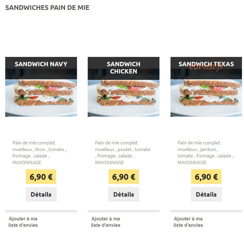 Chicken & Pizza — carte page 13