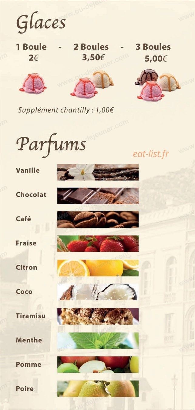 crêperie du Rocher — carte page 5