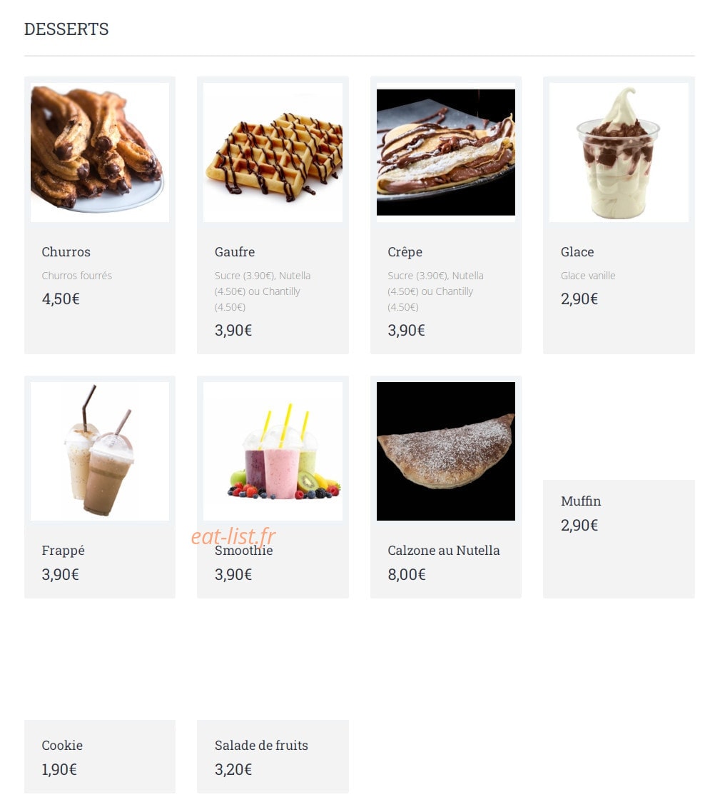Giudi's — carte page 10