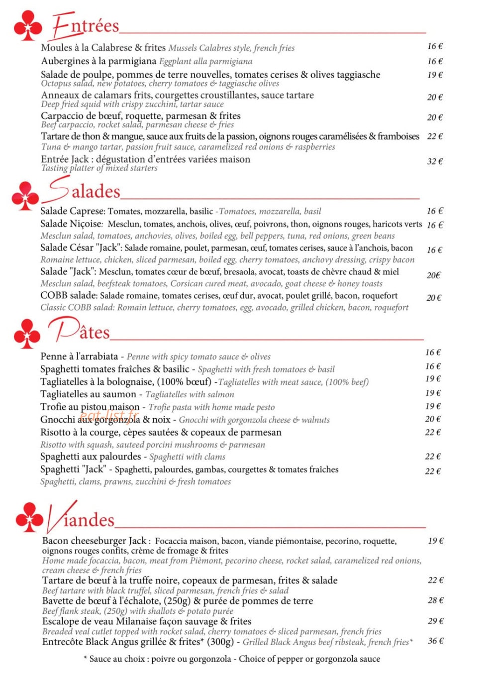 Jack Monaco — carte page 1