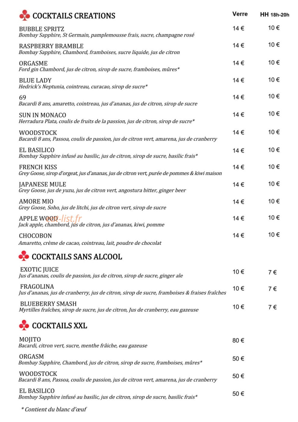 Jack Monaco — carte page 6