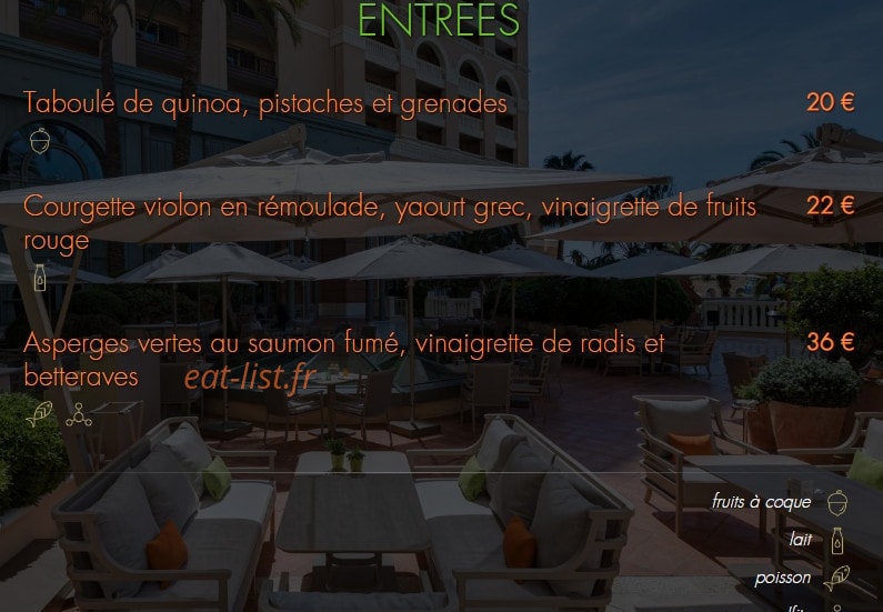 L'Orange Verte — carte page 2