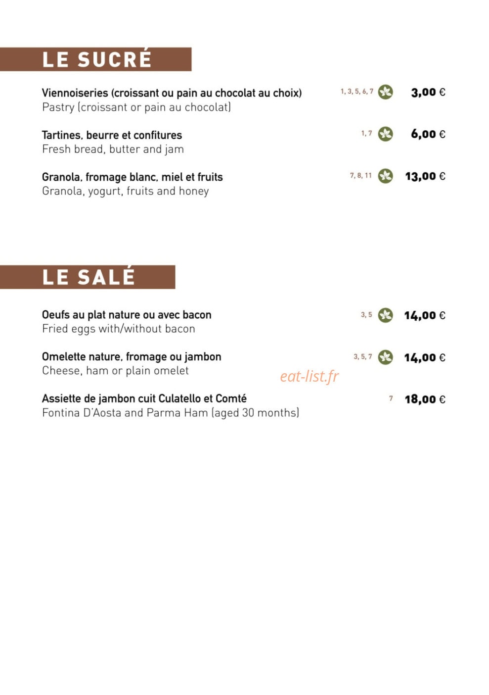 La Note Bleue — carte page 3
