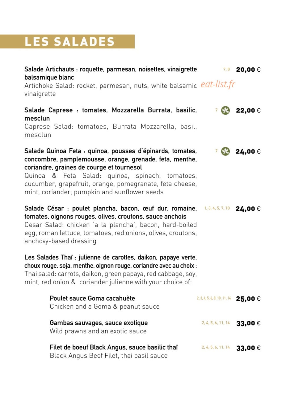 La Note Bleue — carte page 7