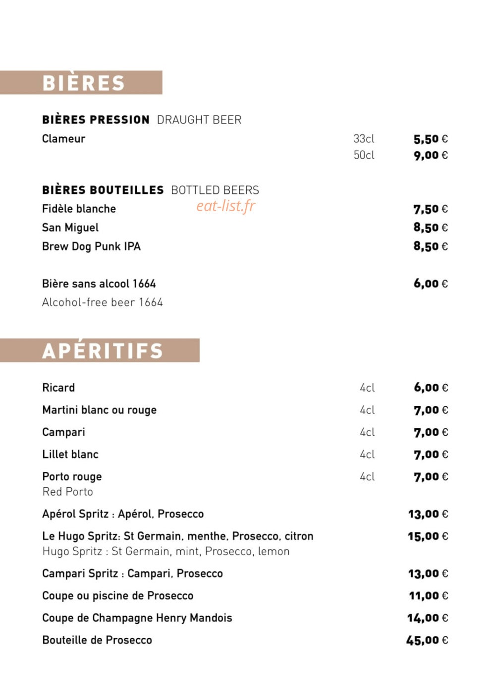 La Note Bleue — carte page 24
