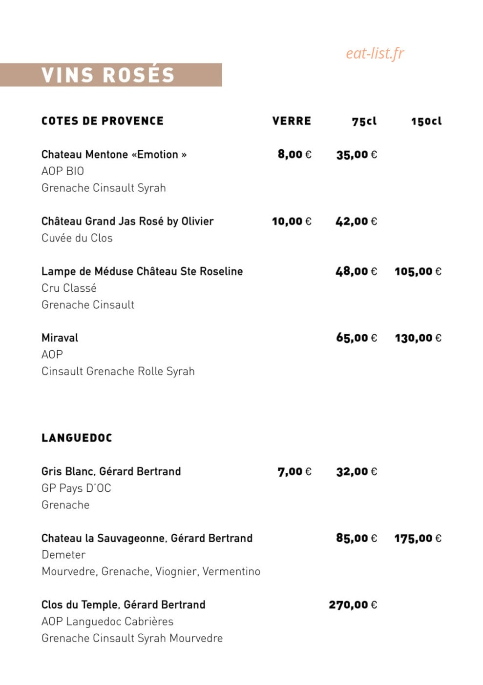 La Note Bleue — carte page 34