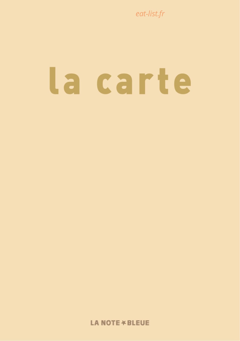 La Note Bleue — carte page 5