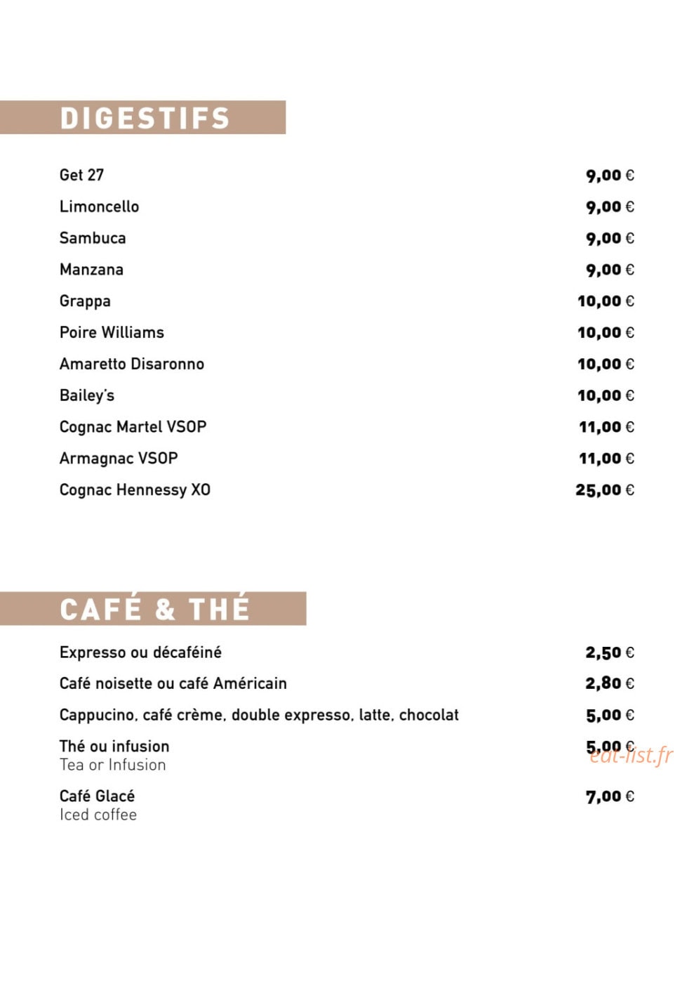 La Note Bleue — carte page 27