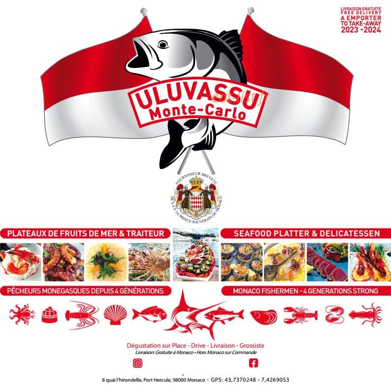 Carte et menu La Pêcherie U Luvassu Monaco