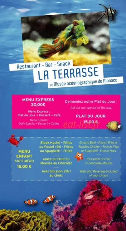 La Terrasse — carte page 1