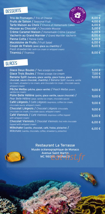 La Terrasse — carte page 4