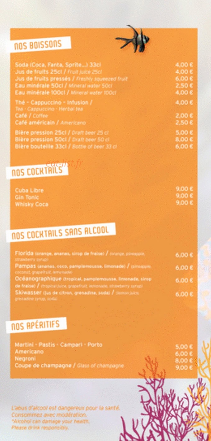 La Terrasse — carte page 9