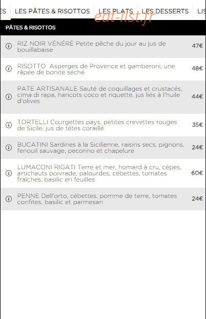 Le Train Bleu — carte page 2