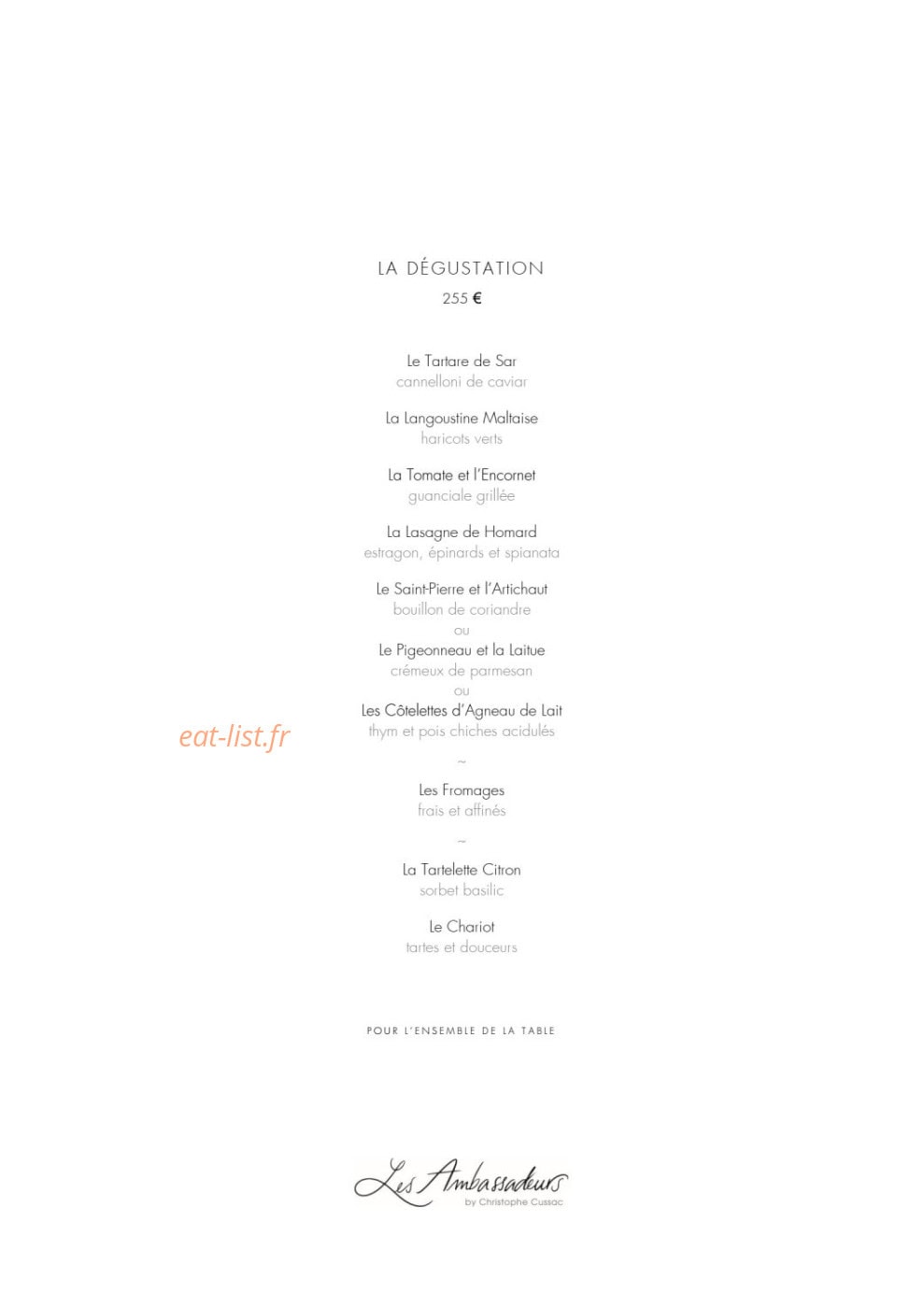 Les Ambassadeurs by Christophe Cussac — carte page 3